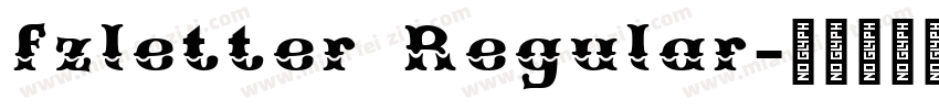 fzletter Regular字体转换